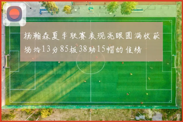 杨瀚森夏季联赛表现亮眼圆满收获场均13分85板38助15帽的佳绩